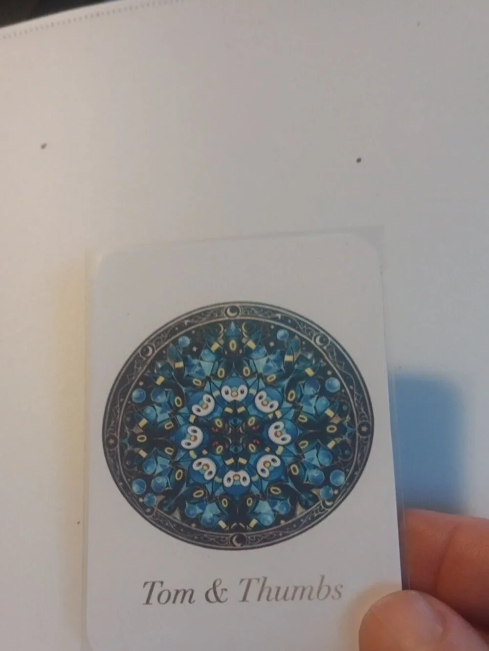 I'm In Danger Blue Blastoise Mario Collectible Game Card